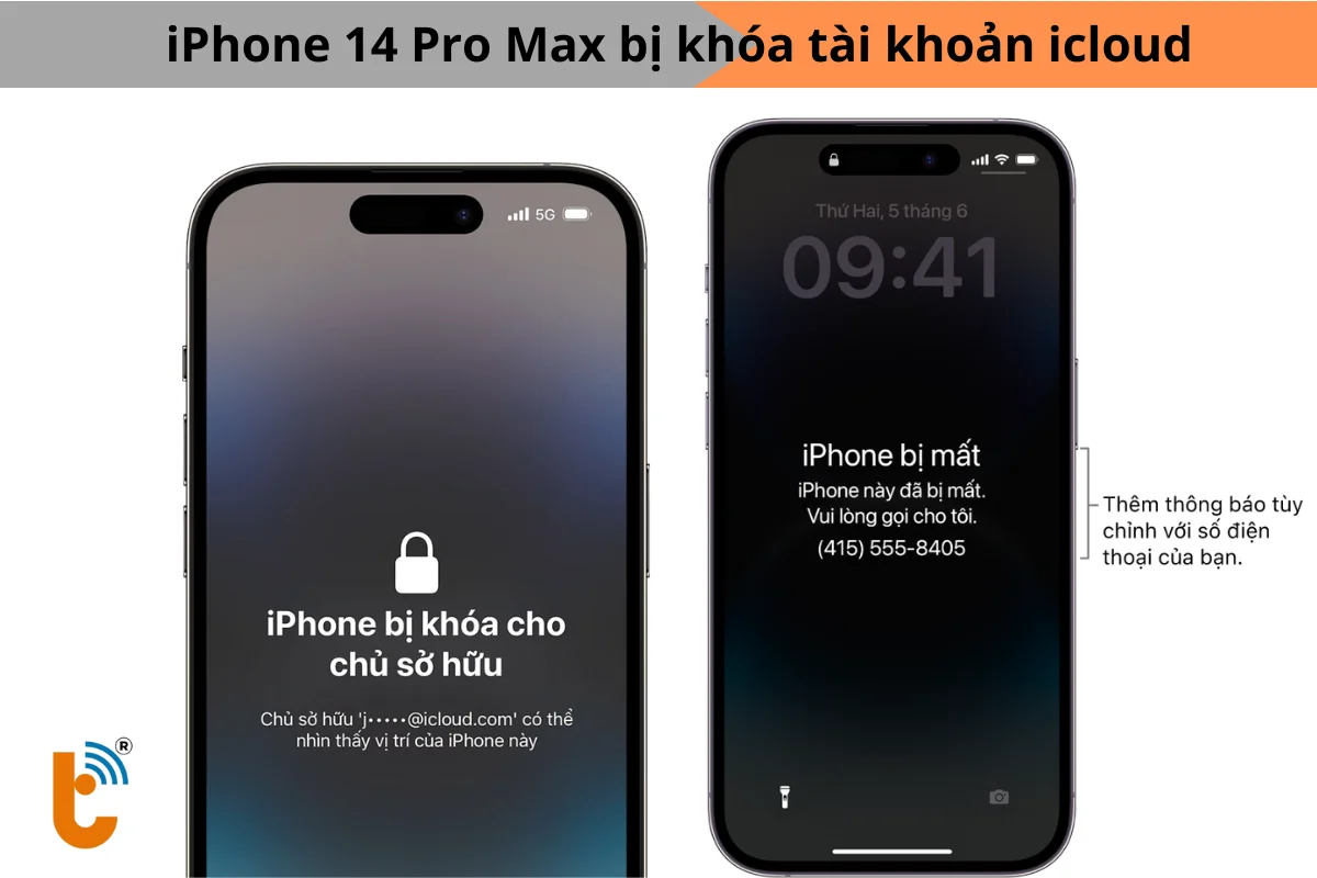 Dấu hiệu iPhone 14 pro max bị khóa icloud