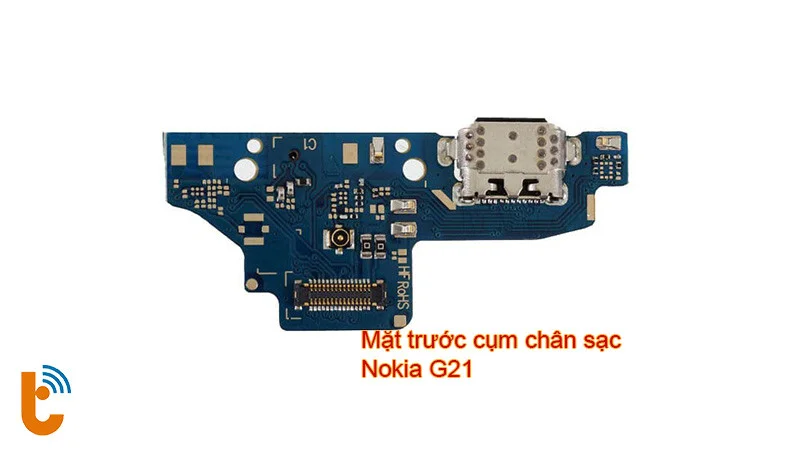 Mặt trước cụm chân sạc Nokia 7.2