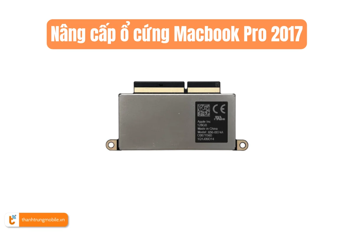 Nâng cấp ổ cứng Macbook Pro 2017