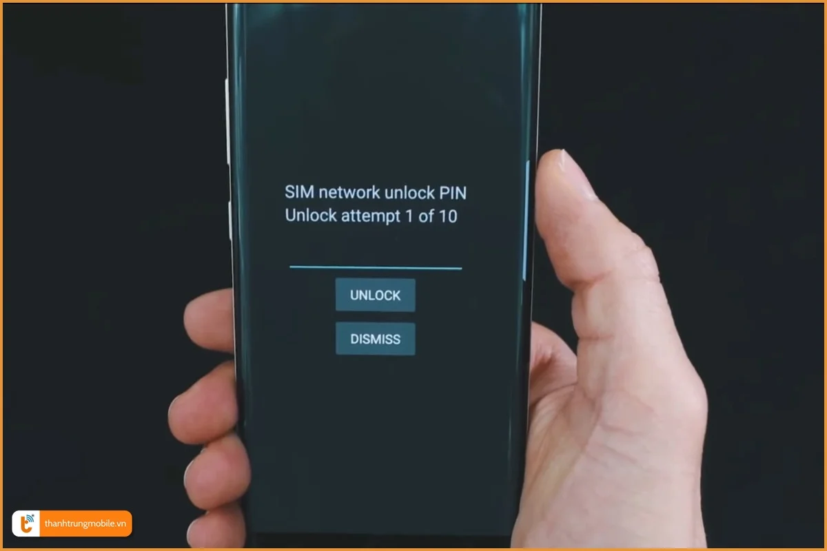 Samsung A03S bị khoá nhà mạng cần Unlock