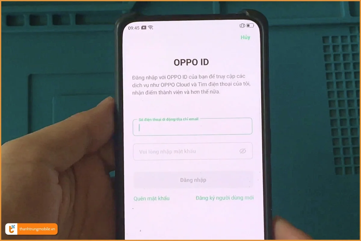 Tài khoản Oppo ID