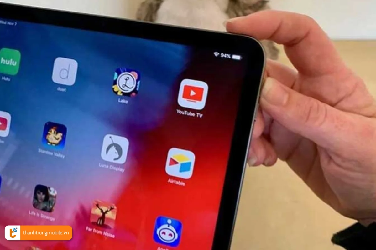 Tắt nguồn cho iPad Pro