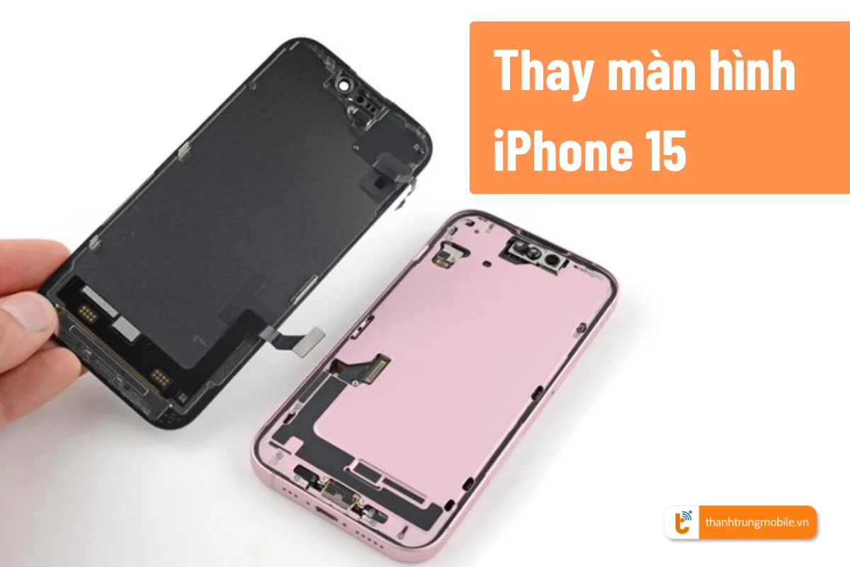 Thay màn hình iPhone 15 giá rẻ