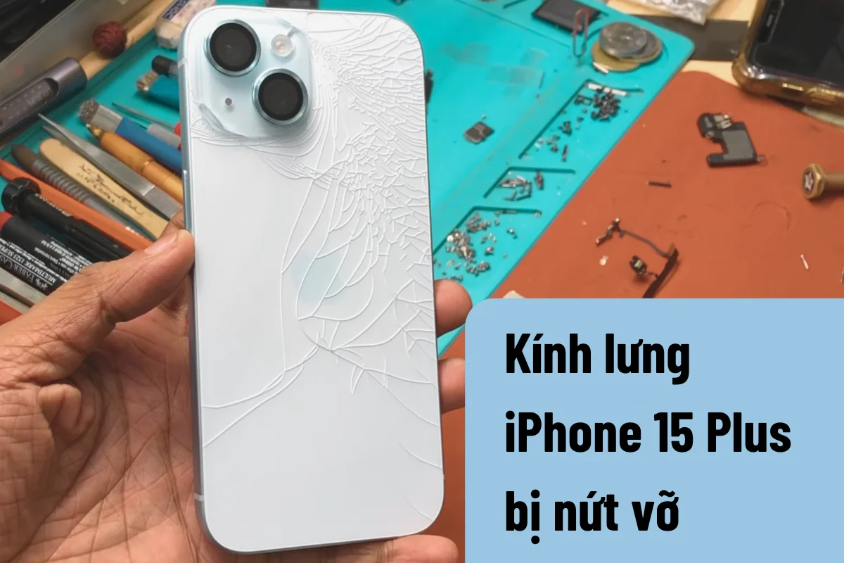 Thay mặt lưng iPhone 15 Plus