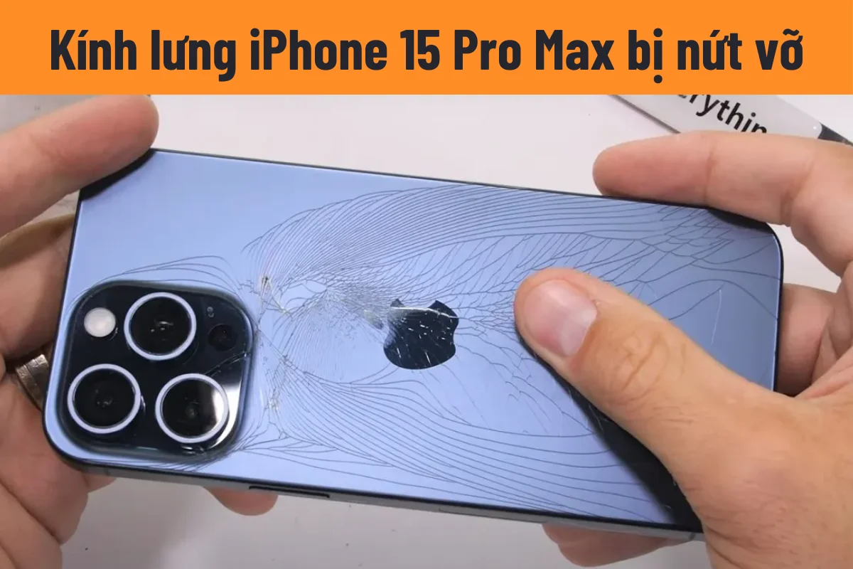 Thay mặt lưng iPhone 15 Pro Max