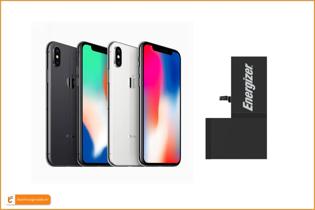 Thay Pin iPhone X Energizer