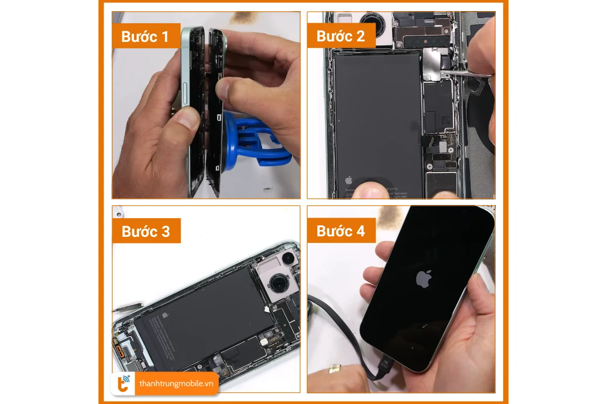 Thay pin iPhone 15 giá rẻ