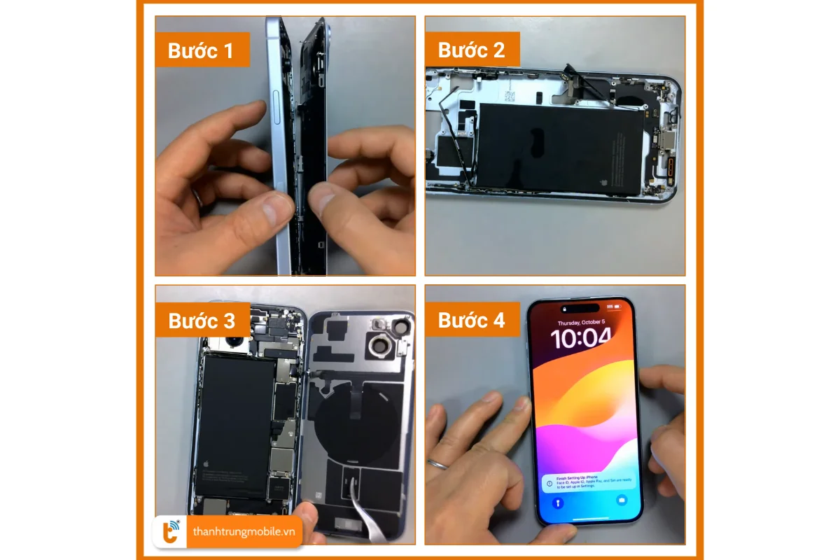 Thay pin iPhone 15 Plus giá rẻ