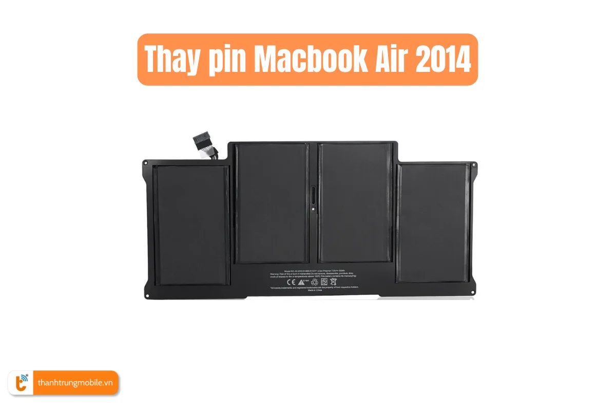 Thay pin Macbook Air 2014