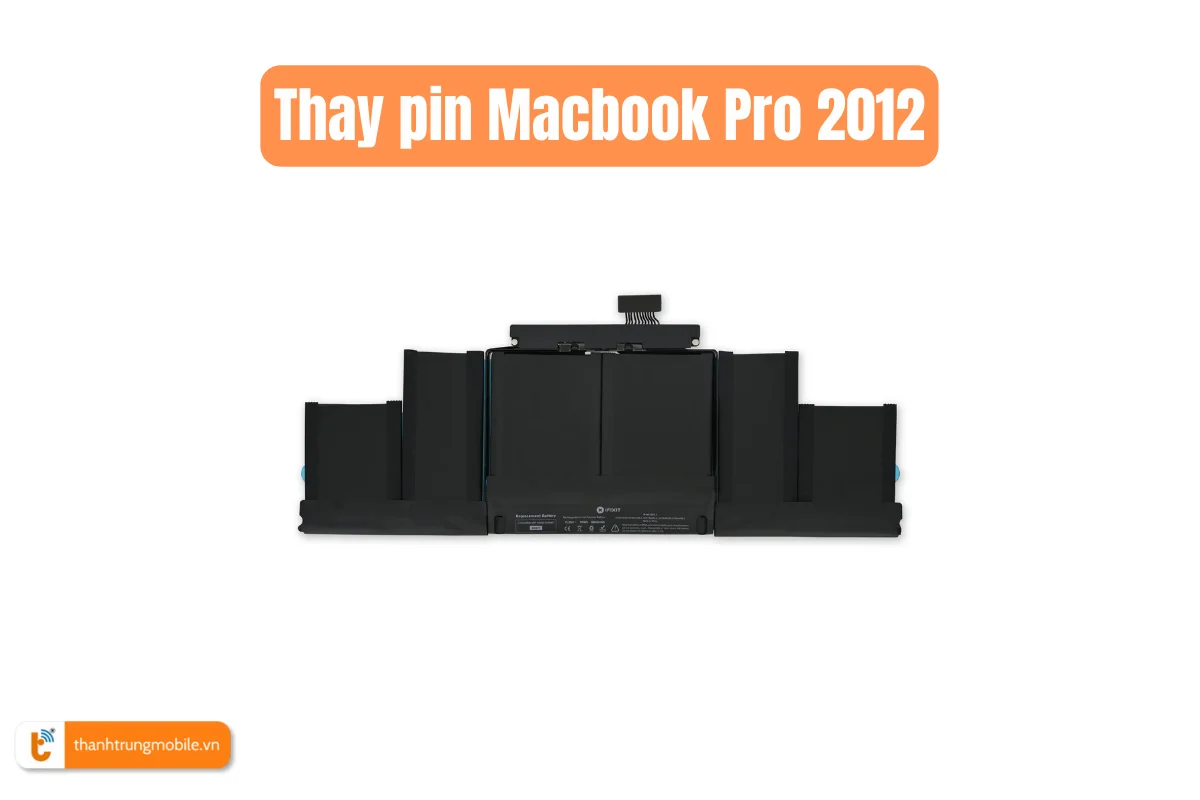 Thay pin Macbook Pro 2012