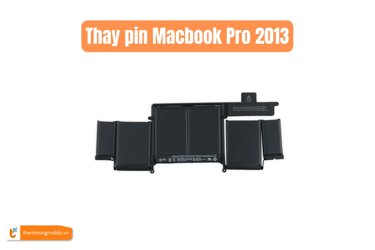 Thay pin Macbook Pro 2013