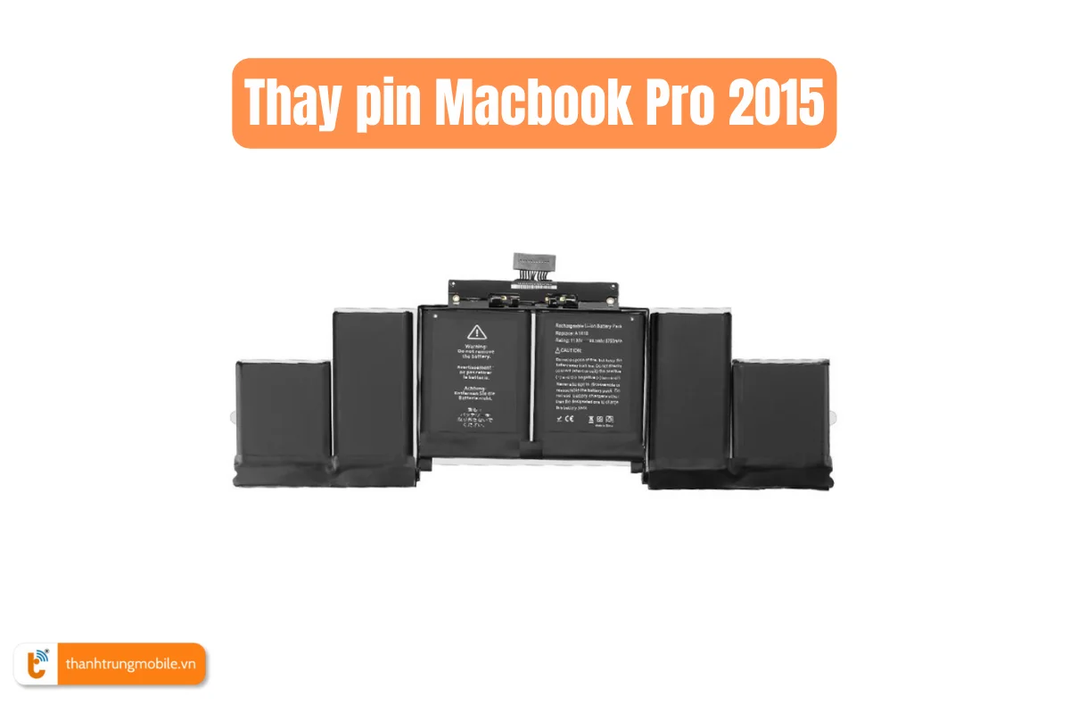 Thay pin Macbook Pro 2015