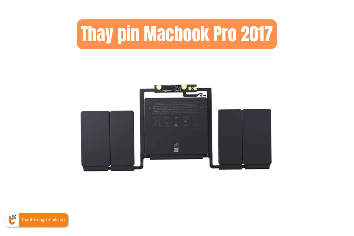 Thay pin Macbook Pro 2017