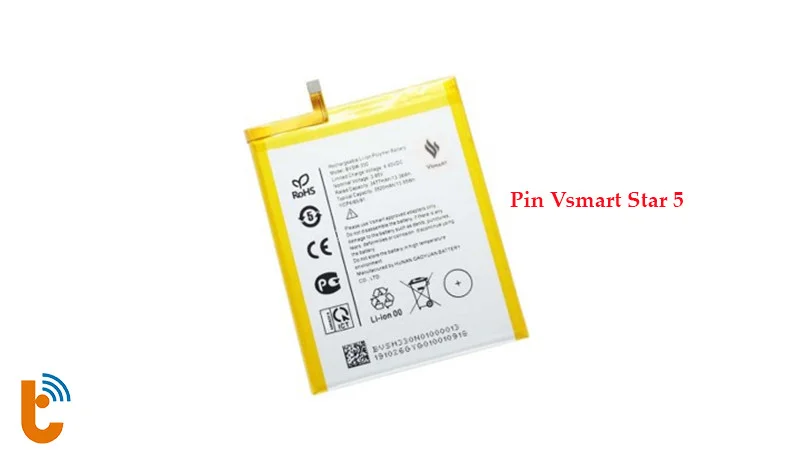 Thay pin Vsmart Star 5 bằng linh kiện chính hãng