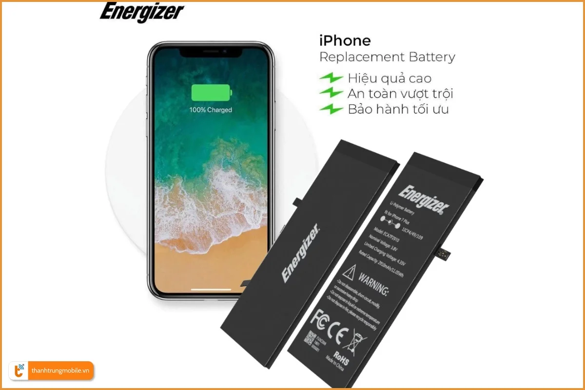 Tính năng và đặc điểm pin Energizer iPhone