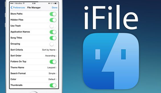 Hướng dẫn cài iFile cho iPhone thành công 100%