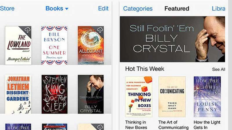 Phần mềm đọc sách iBooks