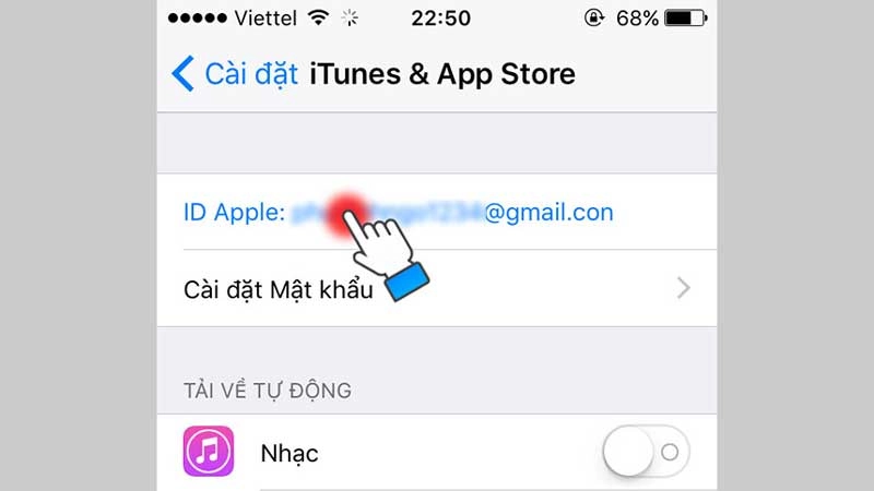 đăng xuất Apple ID 4