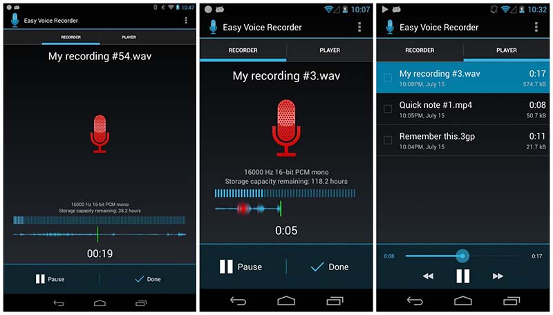Android Easy Voice Recorder