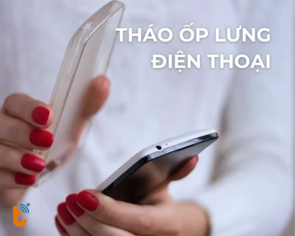 Tháo ốp lưng, để máy ở nơi thoáng mát