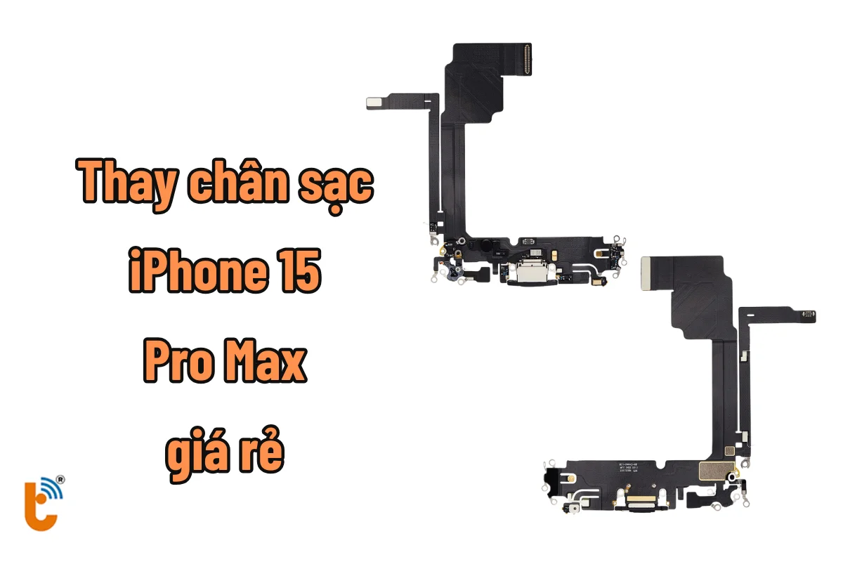 Thay chân sạc iPhone 15 Pro Max (1)