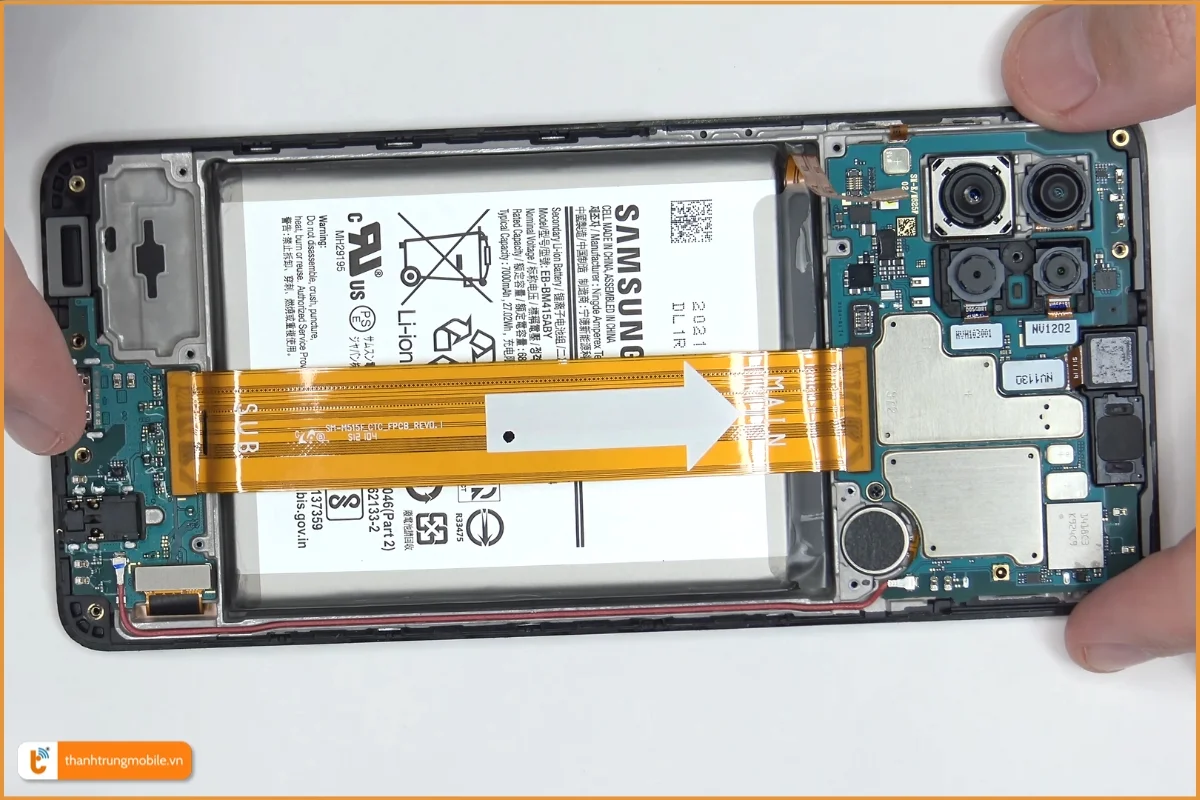 Thay chân sạc Samsung Galaxy M62