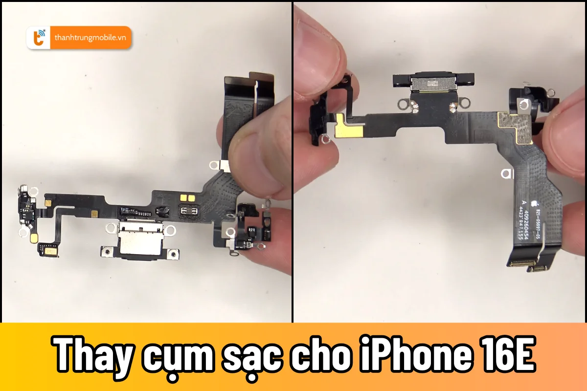 thay cổng sạc iphone 16e