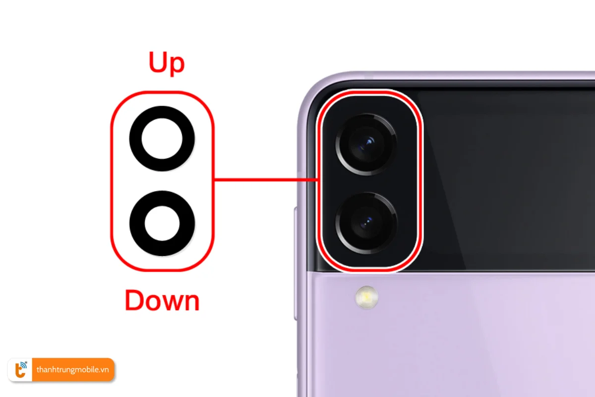 Thay kính camera cho Galaxy Z Flip 3