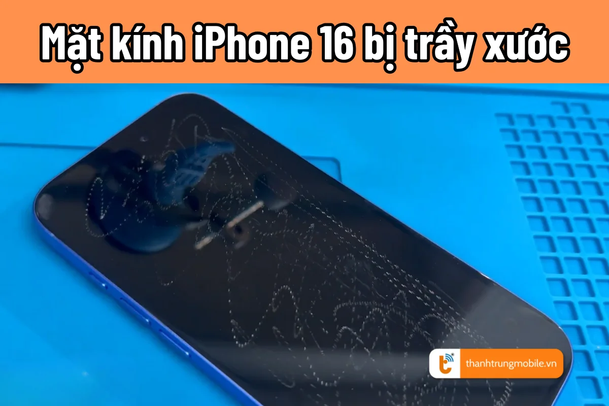 Thay kính iPhone 16