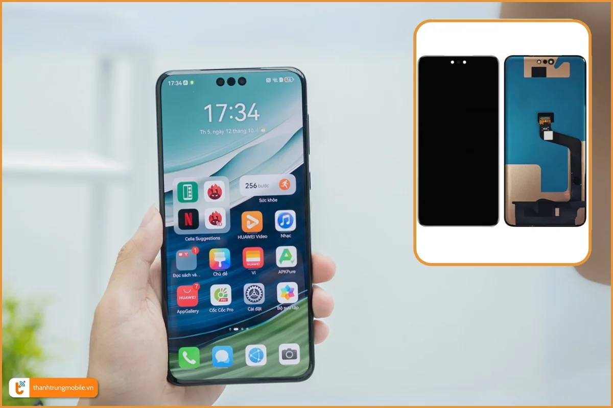 Thay màn hình Huawei Mate 60 Pro Plus chính hãng, lấy ngay
