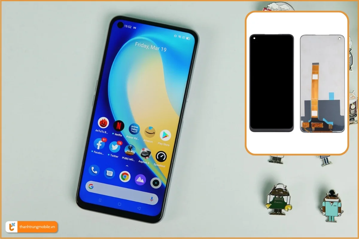 Thay màn hình Realme Narzo 30 Pro chính hãng, giá rẻ - Thành Trung Mobile