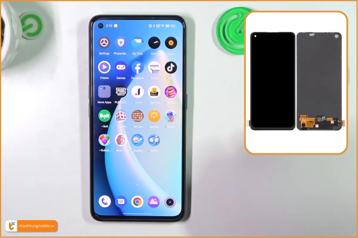 Thay màn hình Realme Narzo 50 Pro chính hãng, giá rẻ - Thành Trung Mobile