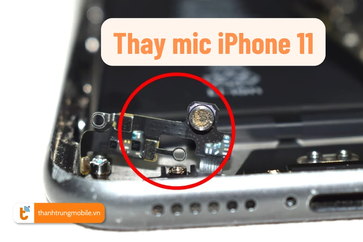 Quy trình thay mic iPhone 11