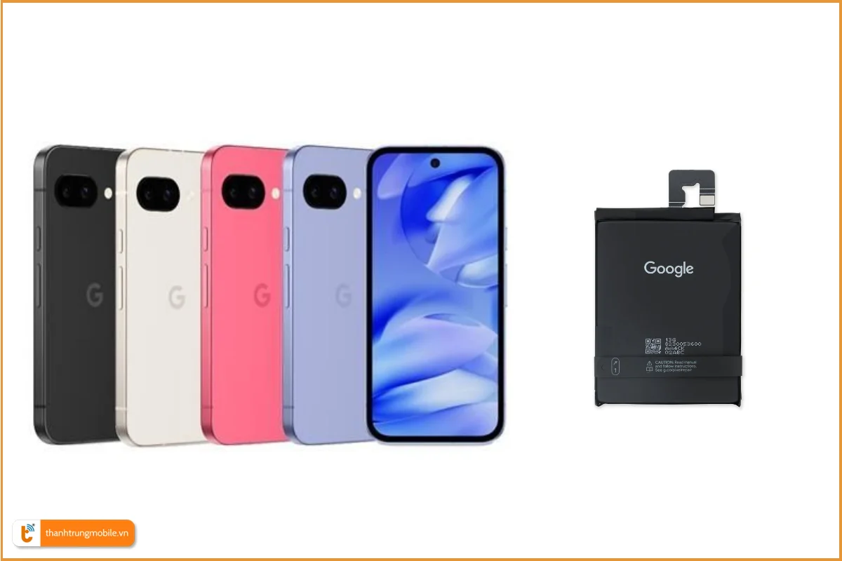 Thay pin Google Pixel 9A chính hãng, giá rẻ