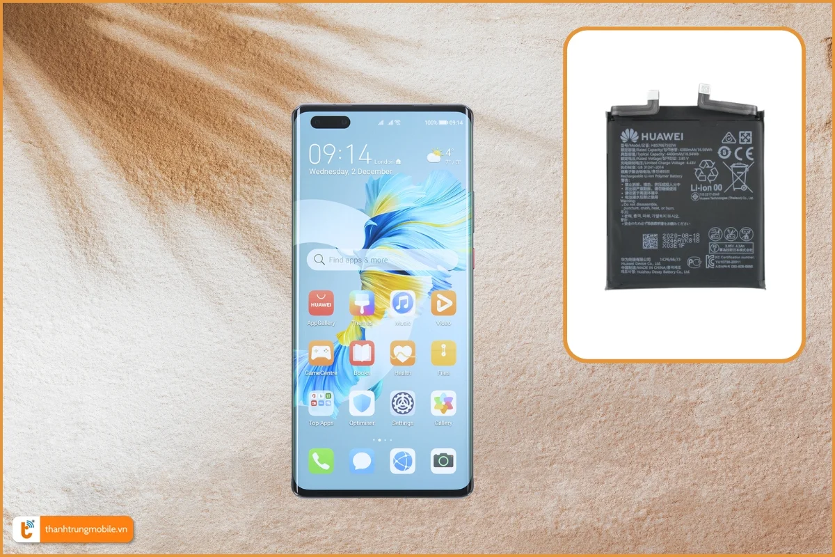 Thay pin Huawei Mate 40 Pro Plus chính hãng, nhanh chóng
