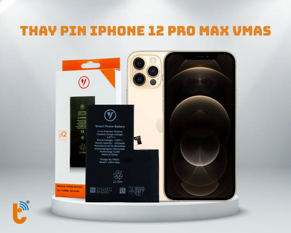 Thay pin iPhone 12 Pro Max Vmas