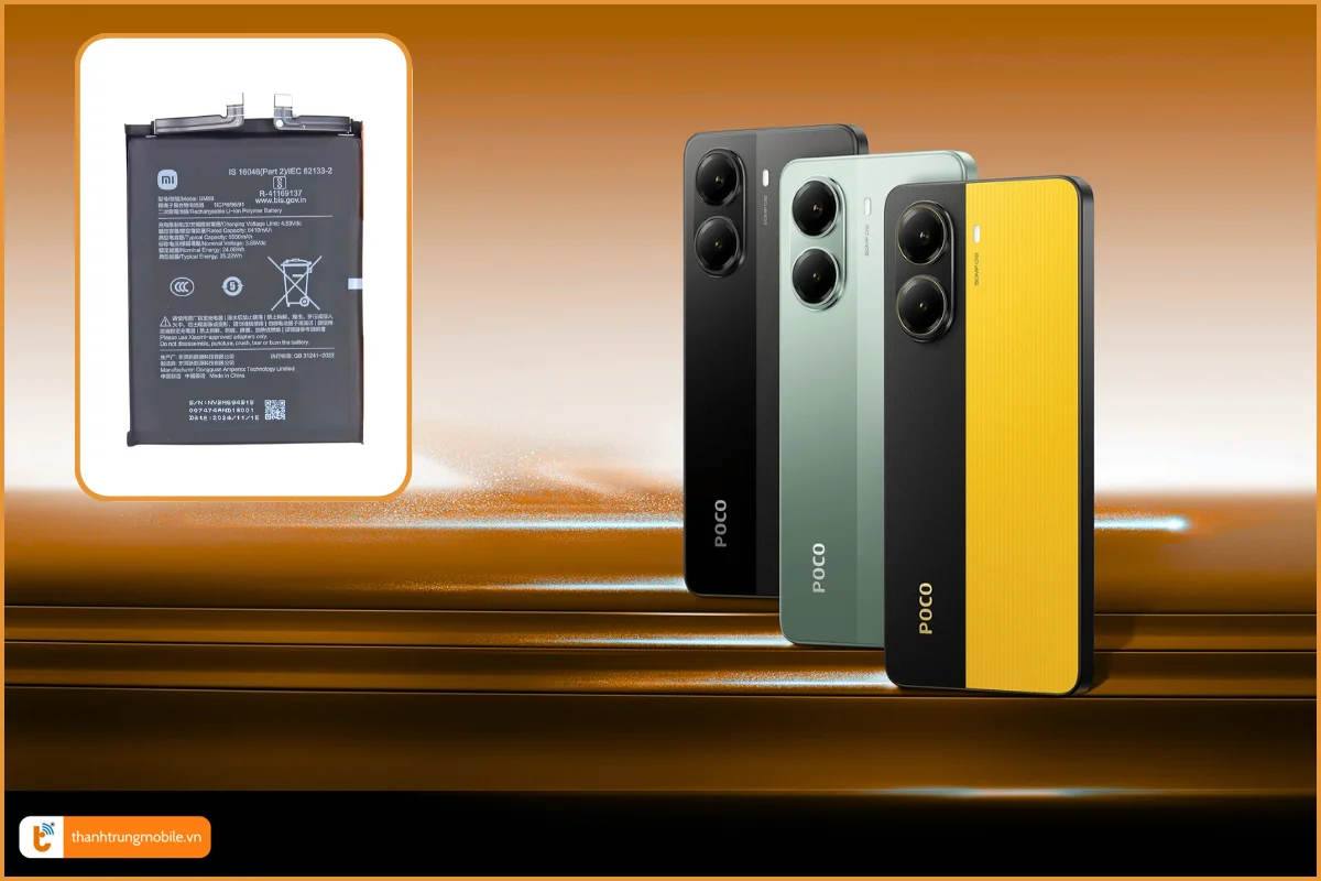Thay pin POCO X7 Pro chính hãng, lấy ngay