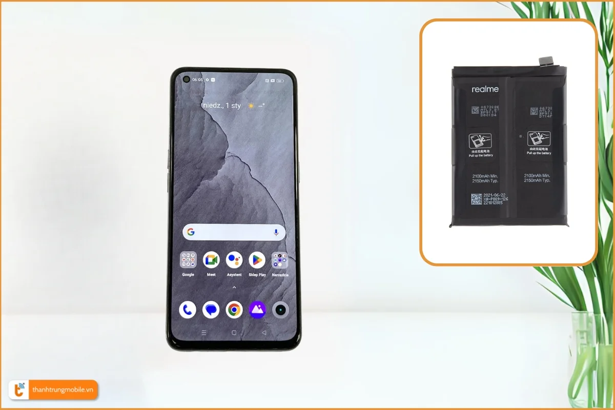 Thay pin Realme GT Master giá rẻ, chính hãng - Thành Trung Mobile