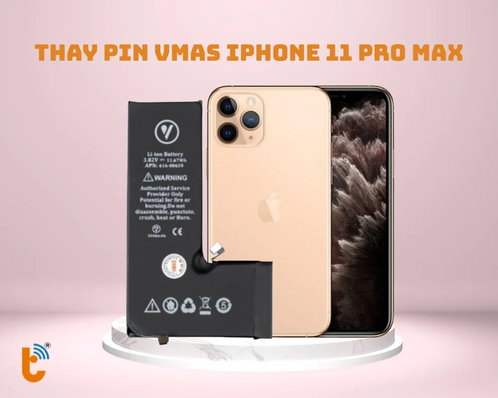 Thay pin Vmas iPhone 11 Pro Max