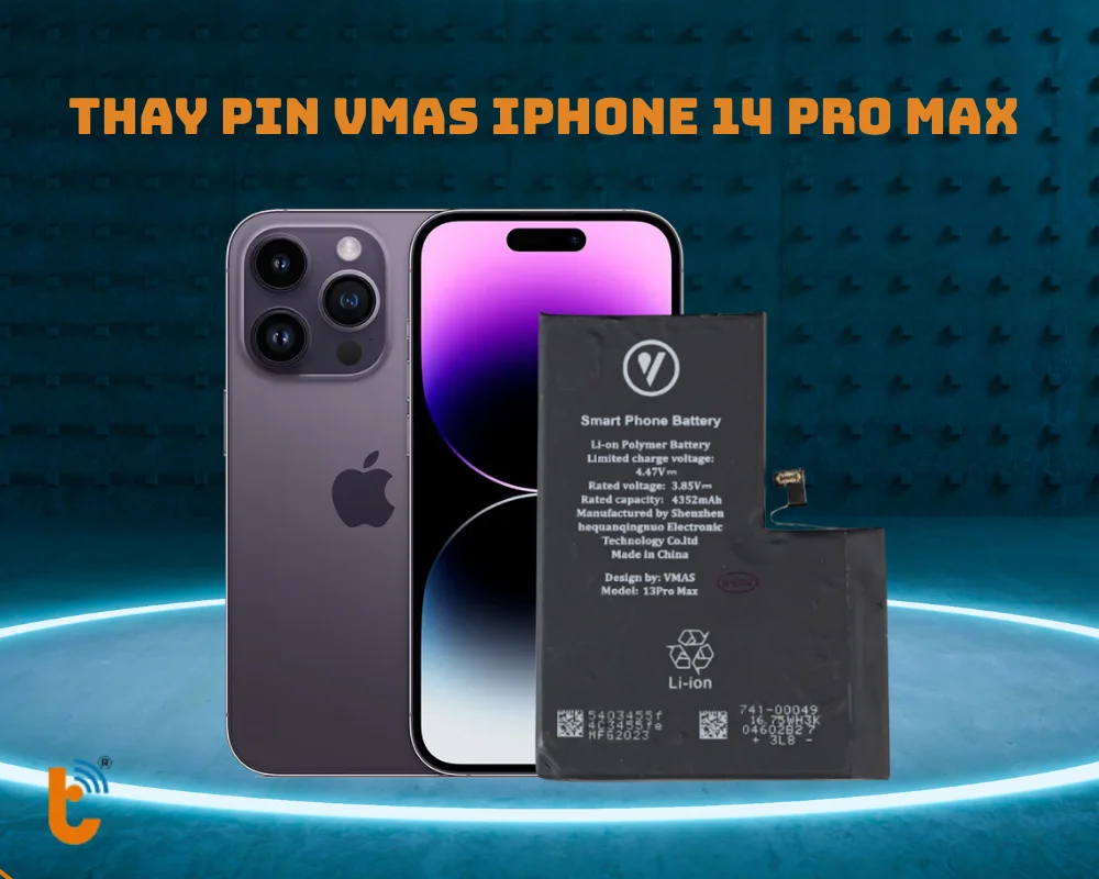 Thay pin Vmas iPhone 14 Pro Max