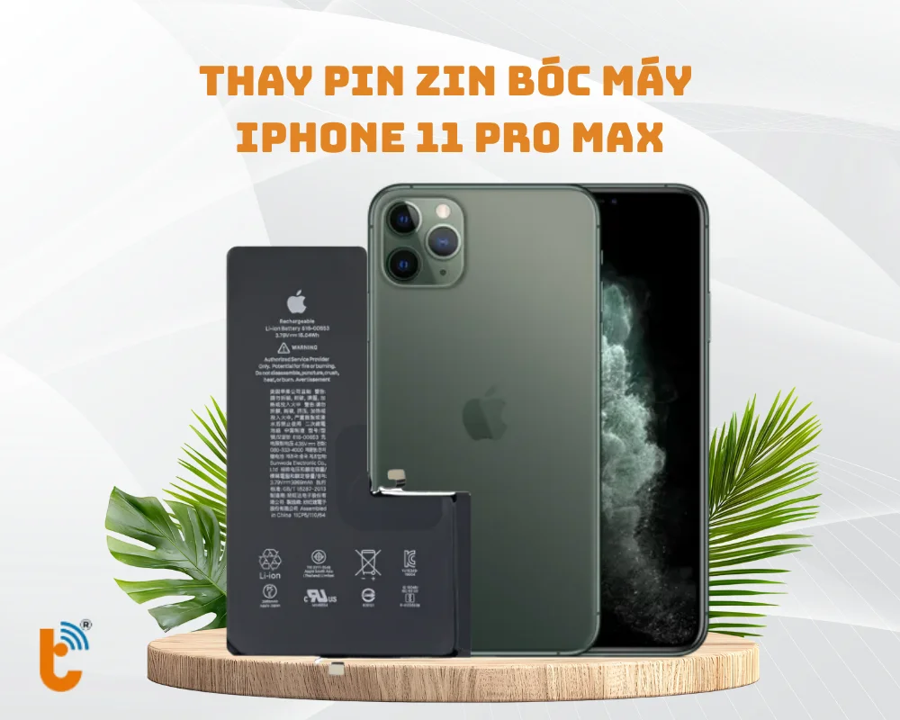 Thay pin Zin bóc máy iPhone 11 Pro Max