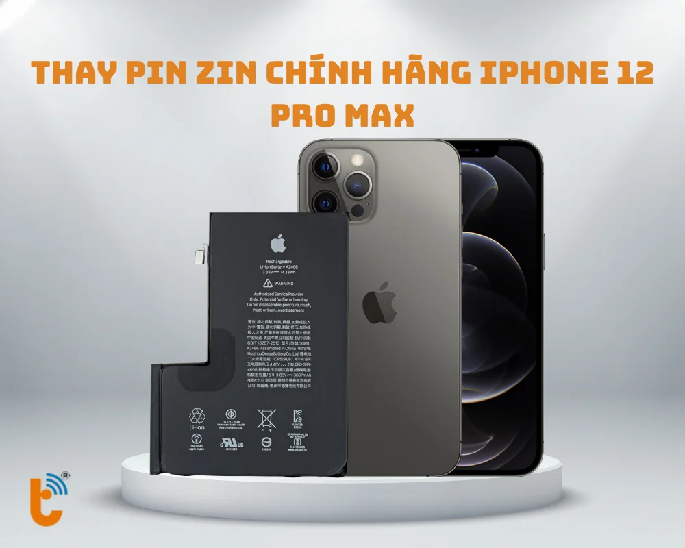 Thay pin Zin chính hãng iPhone 12 Pro Max