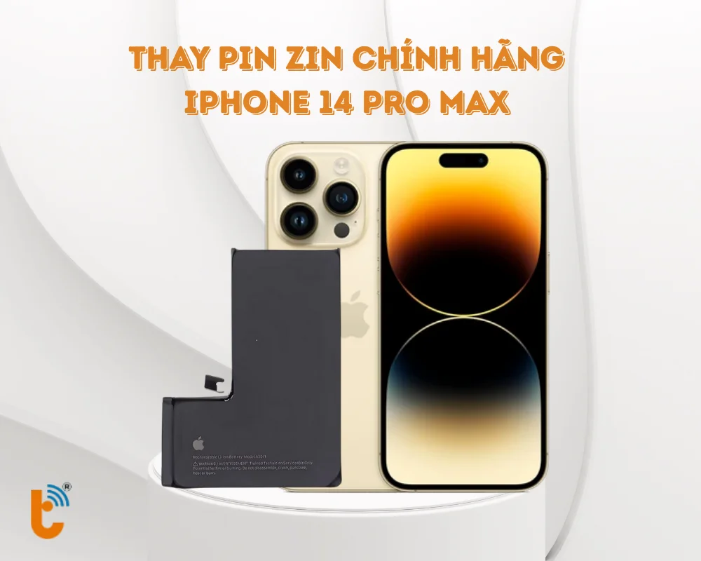Thay pin Zin chính hãng iPhone 14 Pro Max