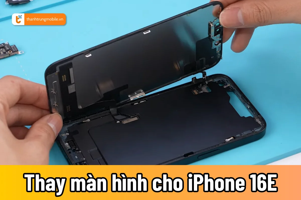 thay thế màn hình iphone 16e