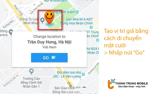 Thiết lập vị trí mong muốn