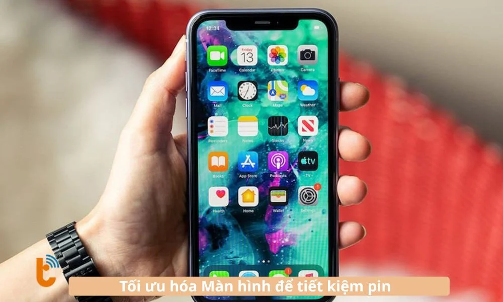 Màn hình chiếm tỉ trọng hao pin lớn cho điện thoại