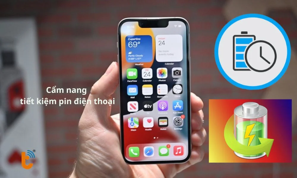 Cách tiết kiệm pin điện thoại