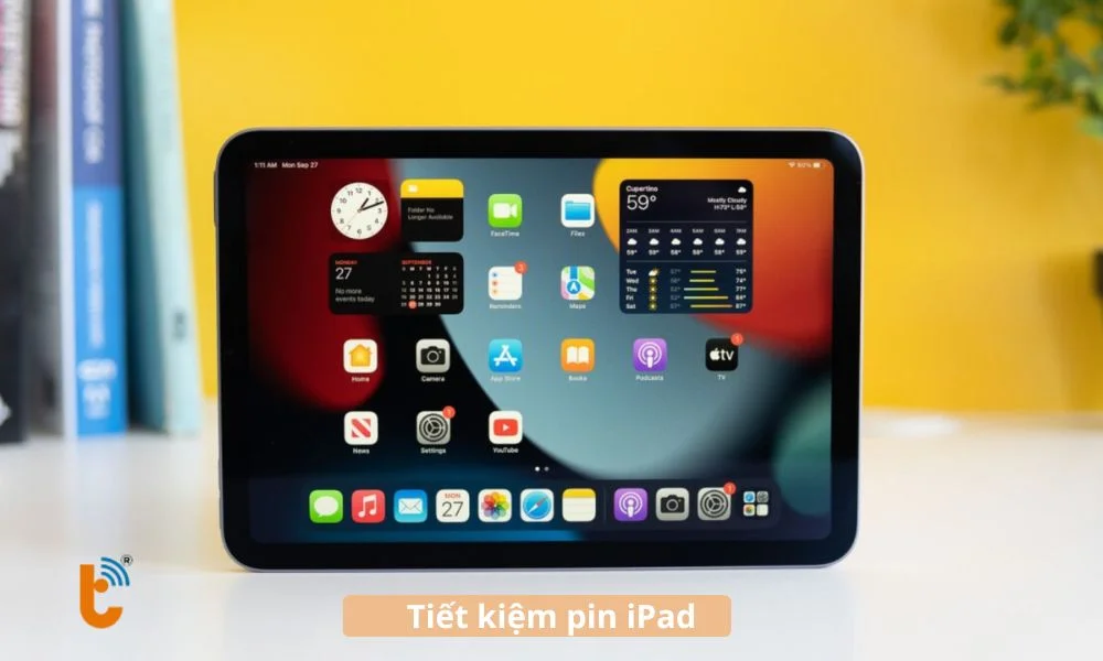 Cách tiết kiệm pin cho iPad