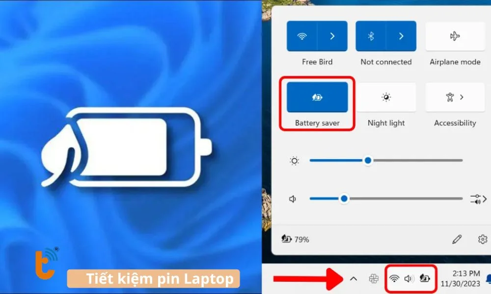 Mẹo tiết kiệm pin Laptop
