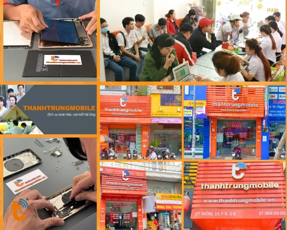 Trung tâm sửa chữa điện thoại uy tín lâu năm TPHCM - Thành Trung Mobile